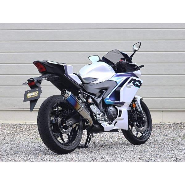 WR’S ダブルアールズ ラウンドタイプスリップオン 【JMCA政府認証マフラー】 タイプ：焼き色チ...