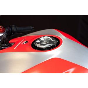 EVOTECH エボテック Key Lock Fuel Cap， Silver ガソリンタンクキャッ...