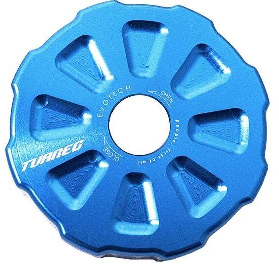 EVOTECH エボテック Key Lock Gas Cap， Blue ガソリンタンクキャップ タ...