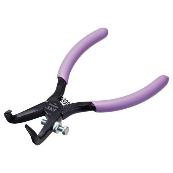 KTC ケイティーシー 80°先曲がり クリップクランププライヤー その他、プライヤー ペンチ・プラ...