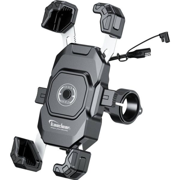 Kaedear カエディア クイックホールドII QI USB スマートフォンホルダー スマートフォ...