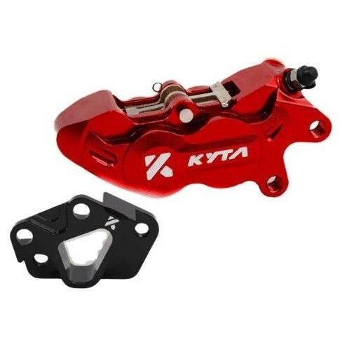 KYTA キタ Caliper 4P Monoblock C4MB-11 Color：Red Aer...