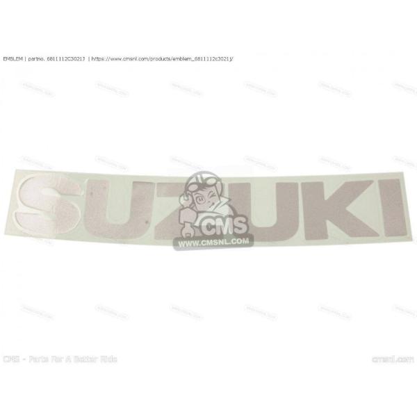 CMS シーエムエス EMBLEM［6811112C3021J］ SUZUKI スズキ エンブレム ...