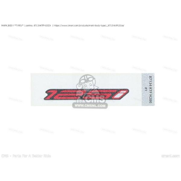 CMS シーエムエス MARK，BODY ’TYPE1’［87134KTFH20ZA］ HONDA ...
