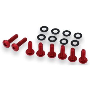 CNC Racing シーエヌシーレーシング Windshield screws カラー：レッド P...