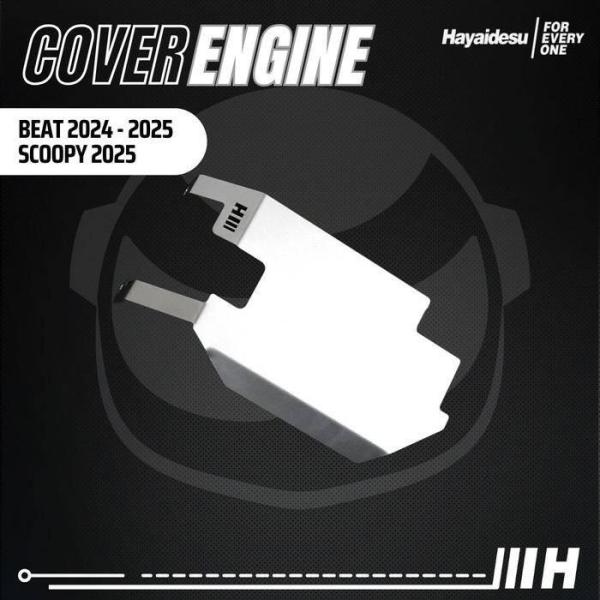 Hayaidesu ハヤイデス Skid Plate Color：Silver Beat Scoop...