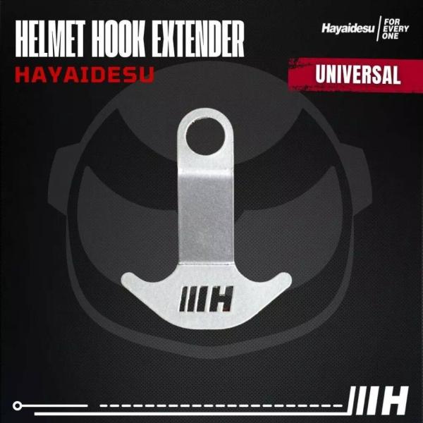 Hayaidesu ハヤイデス Helmet Hook Extender Color：Silver ...