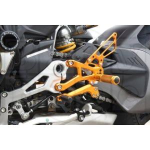 BABYFACE ベビーフェイス パフォーマンスステップキット カラー：ゴールド StreetFighterV4 DUCATI ドゥカティ バックステップ ステップ 足回り