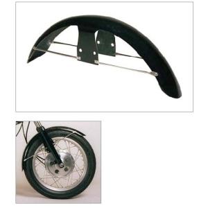 SR400（2019年式）に付属のフロントフェンダー美品 SR400（78年〜） クラシックフロントフェンダー フラットエンド 黒ゲル