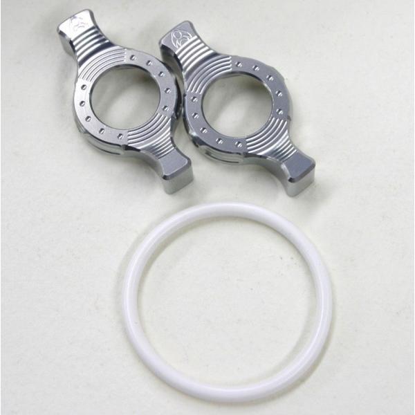 K-FACTORY ケイファクトリー イニシャルアジャスター Eタイプ メタリックシルバー Z100...