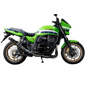 ZRX1200 DAEG ツキギレーシング　スリップオンマフラーのテールパイプ TRICK STAR（トリックスター） レーシングスリップオン ショットガン