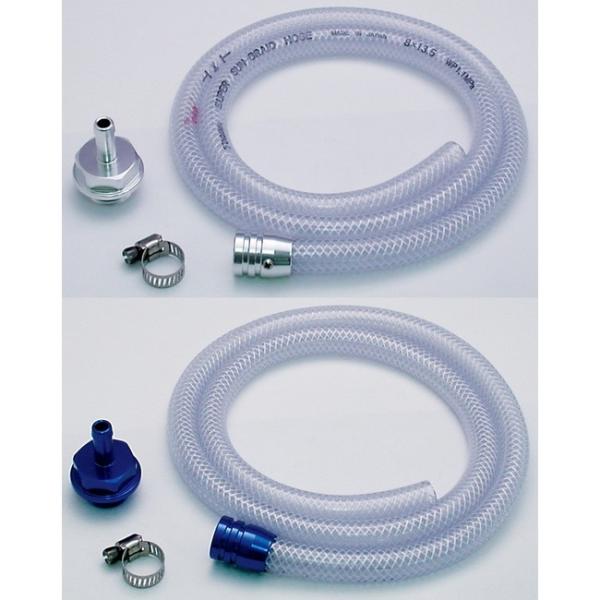 CF POSH CFポッシュ ブリーザーホースキット(ホースエンド付) カラー：シルバーアルマイト仕...