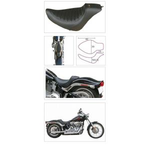 サンダンス製ソフテイル シート 社外 中古 バイク 部品 ハーレー エボ