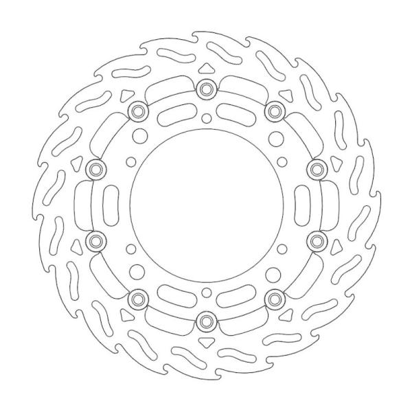 MOTOMASTER モトマスター フレイム ステンローター  フロント用 XJR1300 YZF-...