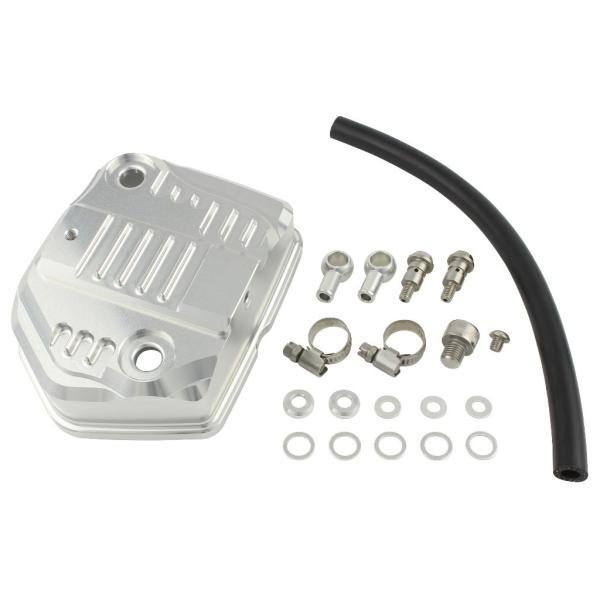 SHIFT UP シフトアップ オイルシャワービレットヘッドカバー カラー：シルバー NSF100 ...