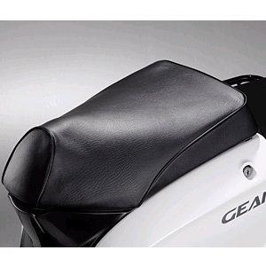 YAMAHA ギア　シート 黒 合成皮革 ギア YAMAHA GEAR 4KN 2ST シートカバー 黒/パイピング色前後 黒 被せ