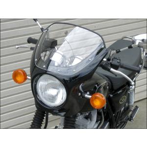 SR400/SR500 スクリーン クラシックS3 ライトスモーク DART FLYSCREEN