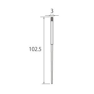 Mikuni ミクニ ジェットニードル J8-10E01-53 TMRキャブレター ラージボディ(Φ36-Φ41)用 TDMRキャブレター ラージボディ(Φ36-Φ41)用｜webike