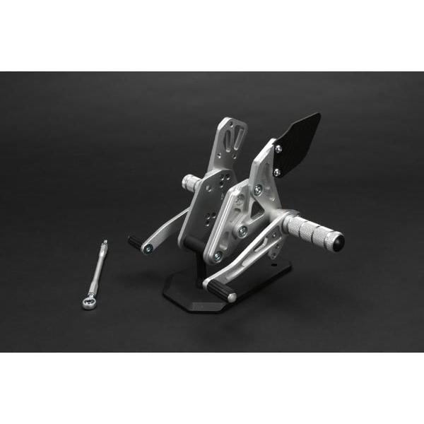 SPICE スパイス タクティカルステップ 3ポジション カラー：シルバー GSX1300R HAY...