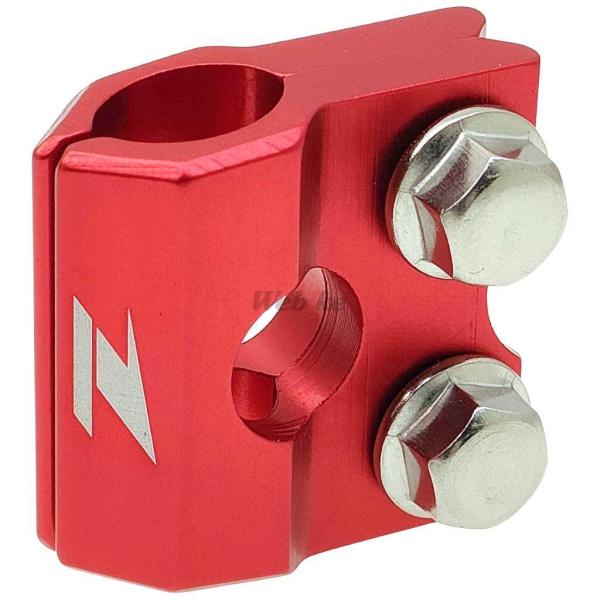 ZETA RACING ジータ レーシング ブレーキラインクランプ カラー：レッド YZ125 YZ...