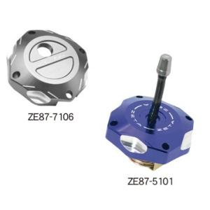 ZETA ジータ ガスキャップ トレール用 カラー：チタン Dトラッカー125 KLX125 KSR...