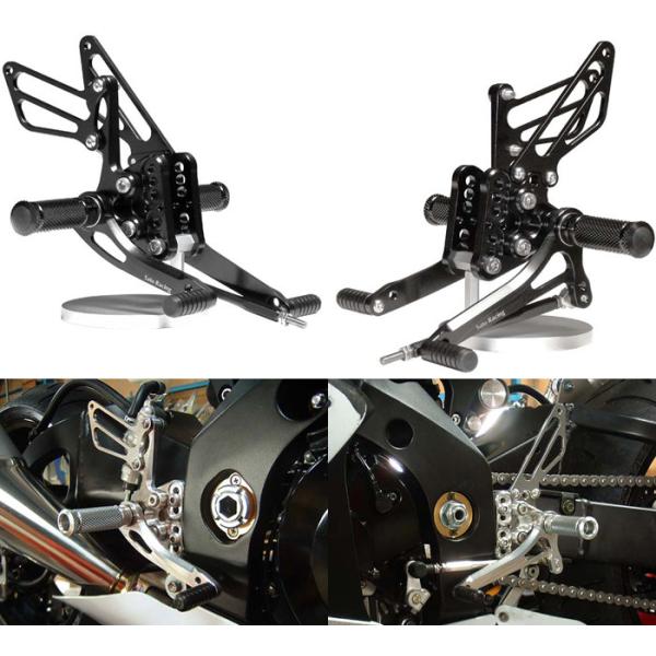 BABYFACE ベビーフェイス [IDEAL] バックステップキット カラー：シルバー GSX-R...