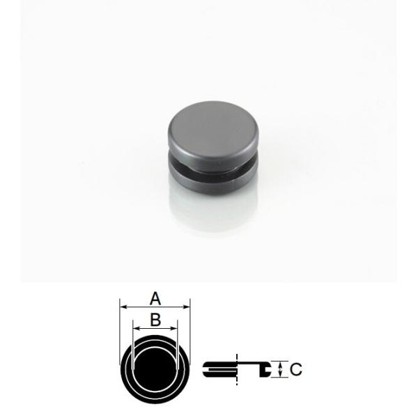 K-CON キタココンビニパーツ グロメット（PVC） A：15.5mm×B：7.8mm×C：9.0...