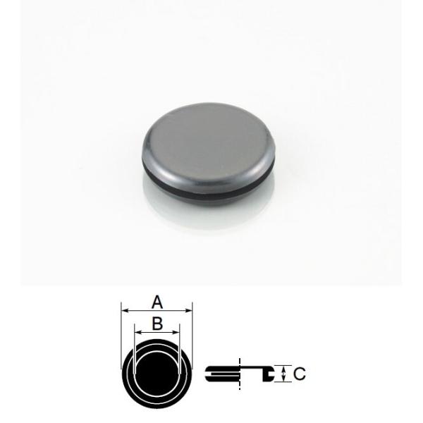 K-CON キタココンビニパーツ グロメット（PVC） A：23.7mm×B：15.5mm×C：6....