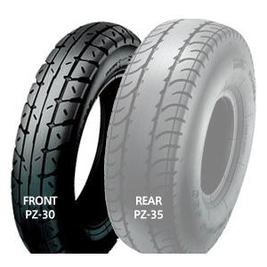 IRC ジャイロキャノピー フロントタイヤ PZ30F 4.00-12 65J WT