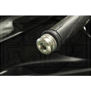 BABYFACE ベビーフェイス ハンドルバーエンド ショート カラー：ステンレス KAWASAKI...