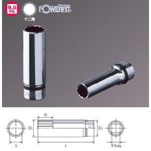 KTC Nepros ネプロス 9.5sq.ディープソケット 十二角 サイズ：24mm ミリ（3/8...