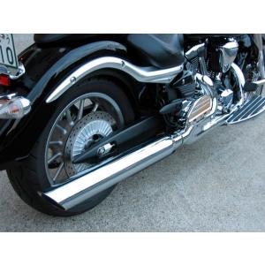 KENTEC ケンテック ロングスラッシュカット スリップオンマフラー 101Φ XV1900Aミッ...