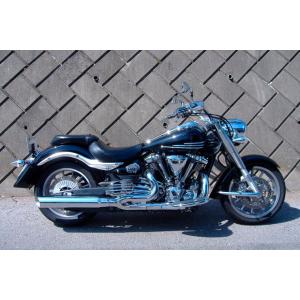 KENTEC ケンテック スラッシュカット スリップオンマフラー 101Φ XV1900Aミッドナイ...