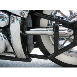 ケンテック マフラー 2in1 イントルーダークラシック400 ブルバード400 KENTEC ケンテック 極太スラッシュカット2IN1マフラー 90Φ