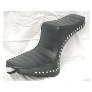 American Dreams アメリカンドリームス K＆Qシート タックロール Wスタッド 黒レザ...