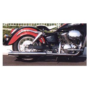 KENTEC ケンテック クラシック2IN1マフラー (FL) シャドウ750