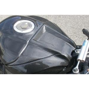 A-TECH エーテック タンクフロントカバー 素材：ドライカーボン (D／C) クリアー塗装済み ...