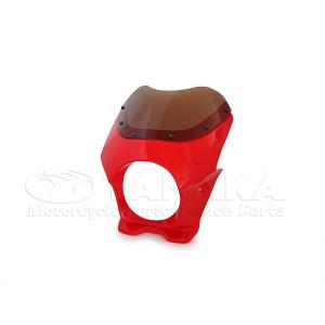 汎用 ビキニカウル φ180 ボルトセット 赤 レッド 新品 フロントカウル