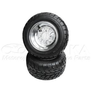 田中商会(TANAKA) タナカショウカイ トライク用 10インチアルミホイール・タイヤ組込済 2本セット　A-TYPE 田中商会製 トライクキット ホイール ホイール関連