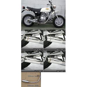 WirusWin ウイルズウィン ドラッグバイソンマフラー ジェットタイプ エイプ100 HONDA...