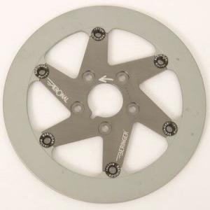 BERINGER ベルリンガー AERONAL ディスクローター カラー：チタン ZEPHYR1100 ZRX1200R ZZR1100 KAWASAKI カワサキ ブレーキディスクローター ブレーキ