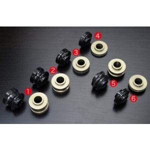 コーケン 汎用 ブレンボ ラジアルマウントオフセットカラー 4個セット