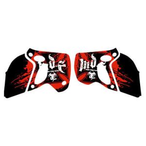 MDF エムディーエフ 車種別グラフィックデカールキット KSRブラッディ シュラウド部分、左右セッ...