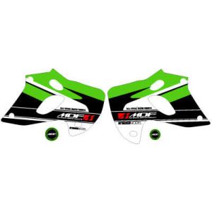 MDF エムディーエフ 車種別グラフィックデカールキット KLX250アタッカ シュラウド部分、左右...
