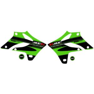 MDF エムディーエフ 車種別グラフィックデカールキット KLX250アタッカ シュラウド部分、左右...