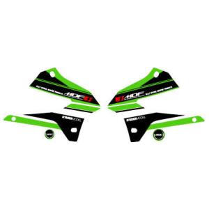 MDF エムディーエフ 車種別グラフィックデカールキット KLX250アタッカ シュラウド部分、左右...