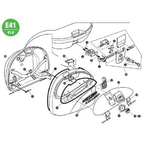 GIVI ジビ 【補修部品】シェルパッキン [Z726] E41 その他トップケース・テールボックス...