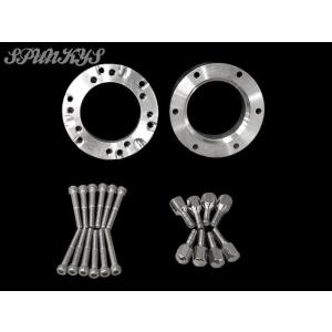 SPUNKY’S スパンキーズ マルチホイールスペーサー40mm(アルミホイール用ナット付き) GY...
