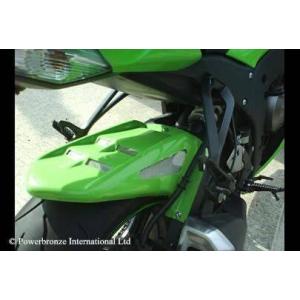 POWERBRONZE HUGGER メッシュドインナーフェンダー カラー：ブラック/シルバーメッシ...