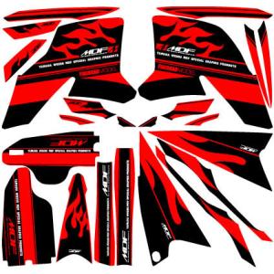 ワイズギア YAMAHA WR250R/X 外装セット ホワイト/レッド Q5K-YSK-057